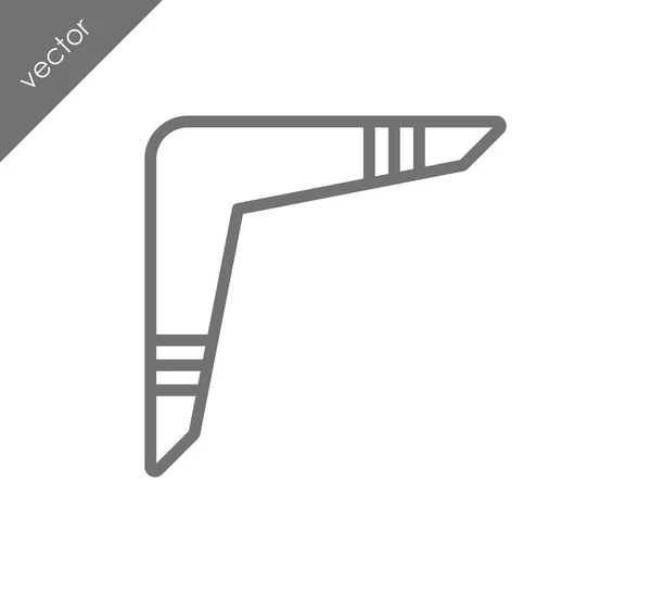 Web-Ikone Bumerang — Stockvektor