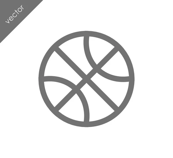 Ilustrace ikon basketbalu — Stockový vektor