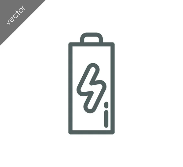 Batterij opladen statuspictogram — Stockvector