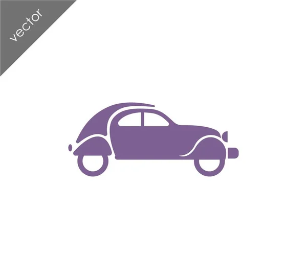 Icône de voiture, illustration — Image vectorielle