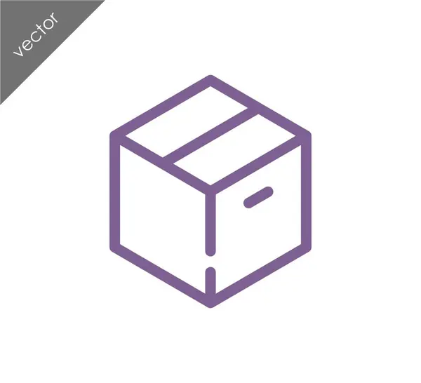 Obrázek ikony Box — Stockový vektor