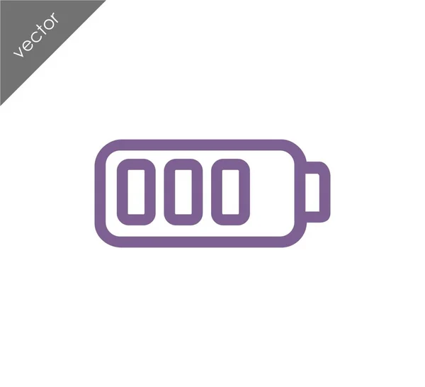 Battery charge icon — Stock Vector