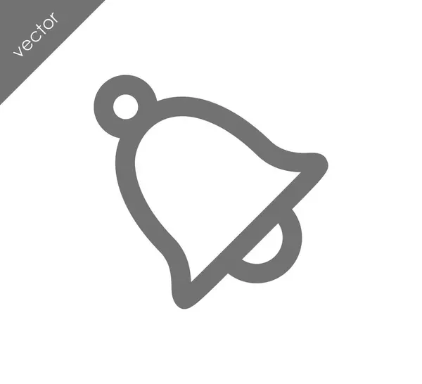 Waarschuwing belpictogram — Stockvector