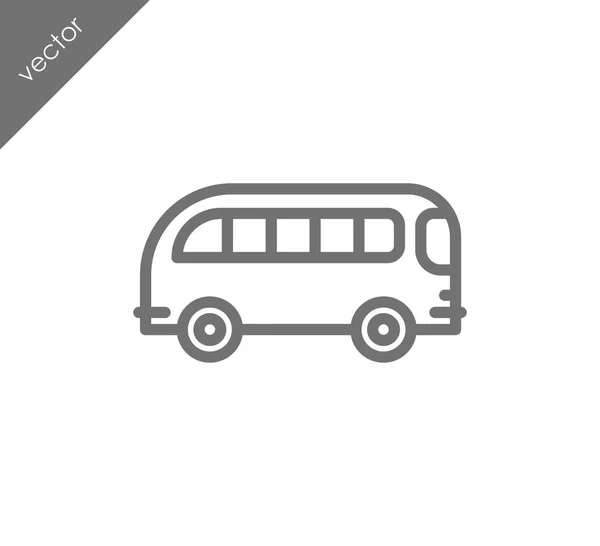 Passagierbus-Ikone — Stockvektor