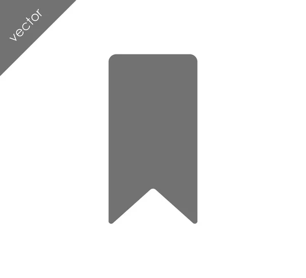 Marcador icono plano — Vector de stock