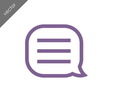 Metin balonu simgesinin