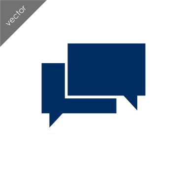 Görüşme düz simgesi