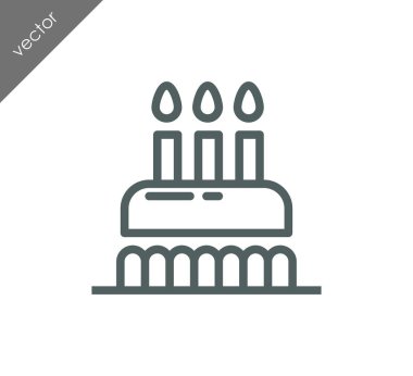 doğum günü pastası simgesi