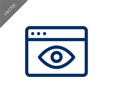 tarayıcı düz simgesi