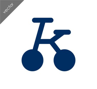 Bisiklet basit simgesi