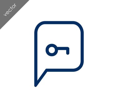 Kilitli sohbet simgesi