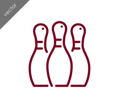 Bowling skittles simgesi