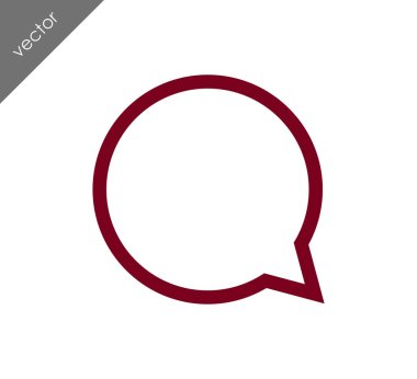 Düşünce balonu simgesinin