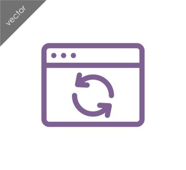 Yeniden yükle web sayfası simgesi 