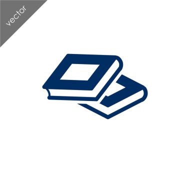 Kitap Düz Simgesi