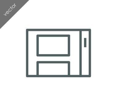 tarayıcı düz simgesi