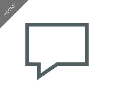 Düşünce balonu simgesinin