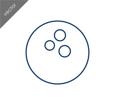 Bowling topu simgesi