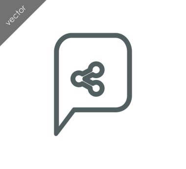 Sohbet simgesi tasarım