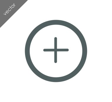 Simge ile artı işareti sembol Ekle