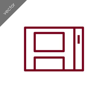 tarayıcı düz simgesi