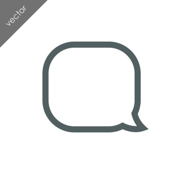 Düşünce balonu simgesinin