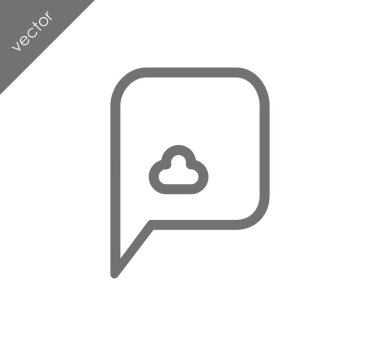 Sohbet simgesi tasarım