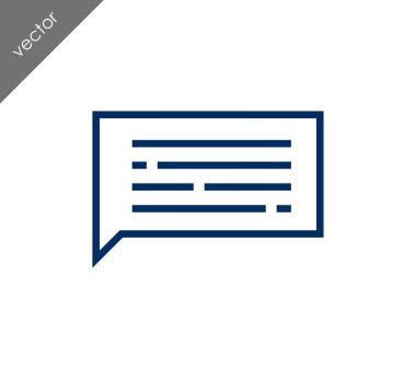 Metin balonu simgesinin