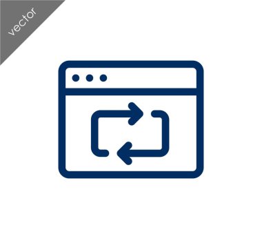 Yeniden yükle web sayfası simgesi 