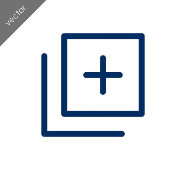 Simge ile artı işareti sembol Ekle