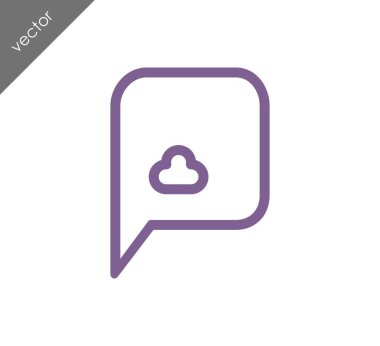 Sohbet simgesi tasarım