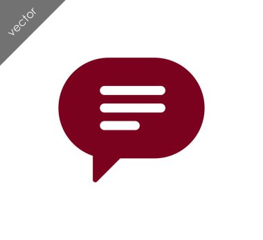 Metin balonu simgesinin