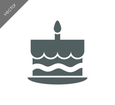 doğum günü pastası simgesi