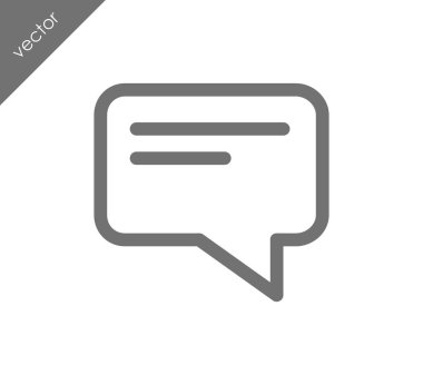 Metin balonu simgesinin