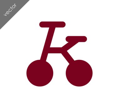 Bisiklet basit simgesi