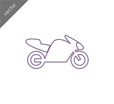 Yarış motosiklet simgesi