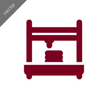 3D yazıcı simgesini