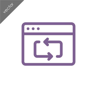 Yeniden yükle web sayfası simgesi 