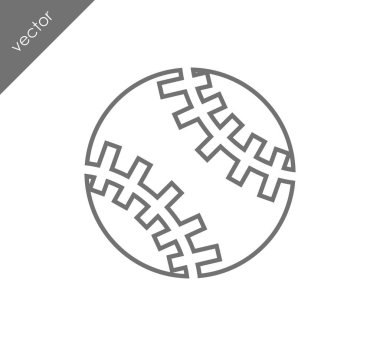 Beyzbol simgesi, illüstrasyon 