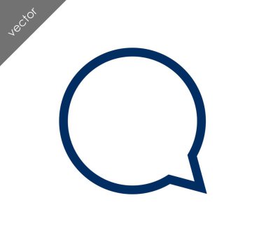 Düşünce balonu simgesinin