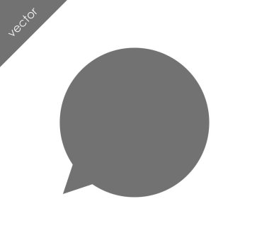 Düşünce balonu simgesinin