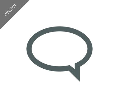 Düşünce balonu simgesinin