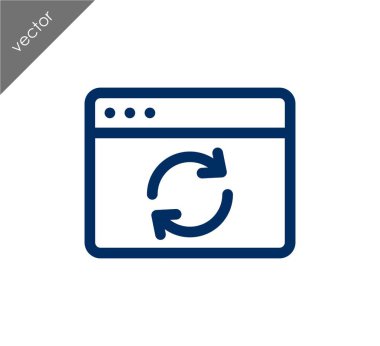 Yeniden yükle web sayfası simgesi 