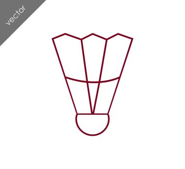 Badminton topu simgesini