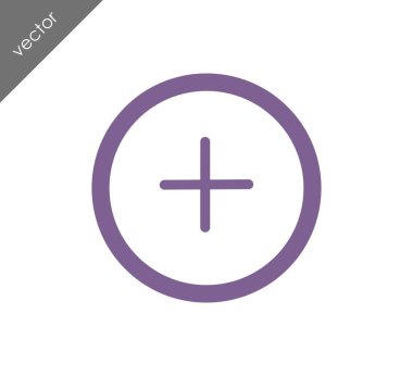 Simge ile artı işareti sembol Ekle