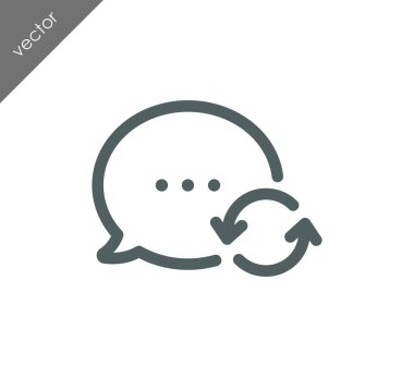 Sohbet simgesi tasarım