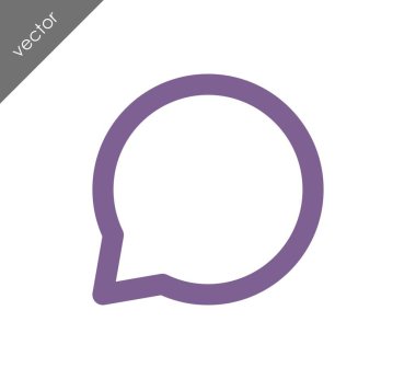 Düşünce balonu simgesinin