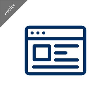 tarayıcı düz simgesi