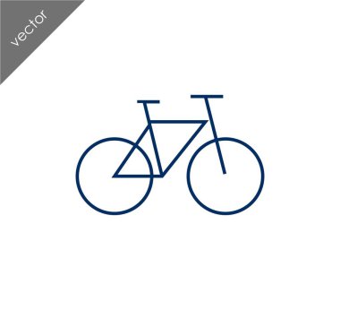 Bisiklet basit simgesi