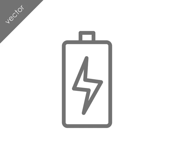 バッテリー充電ステータス アイコン — ストックベクタ